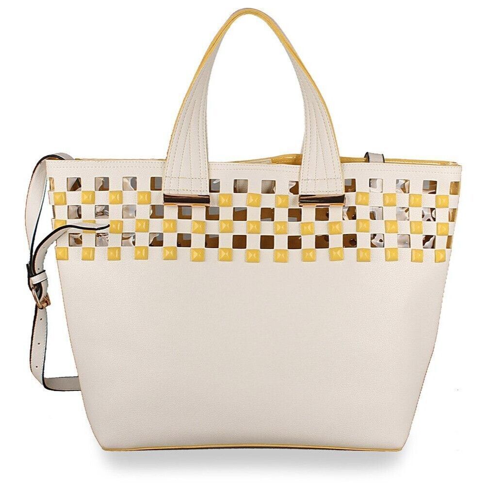 Checkered Design Purse Women Handbag Ladies Tote Shoulder Bag